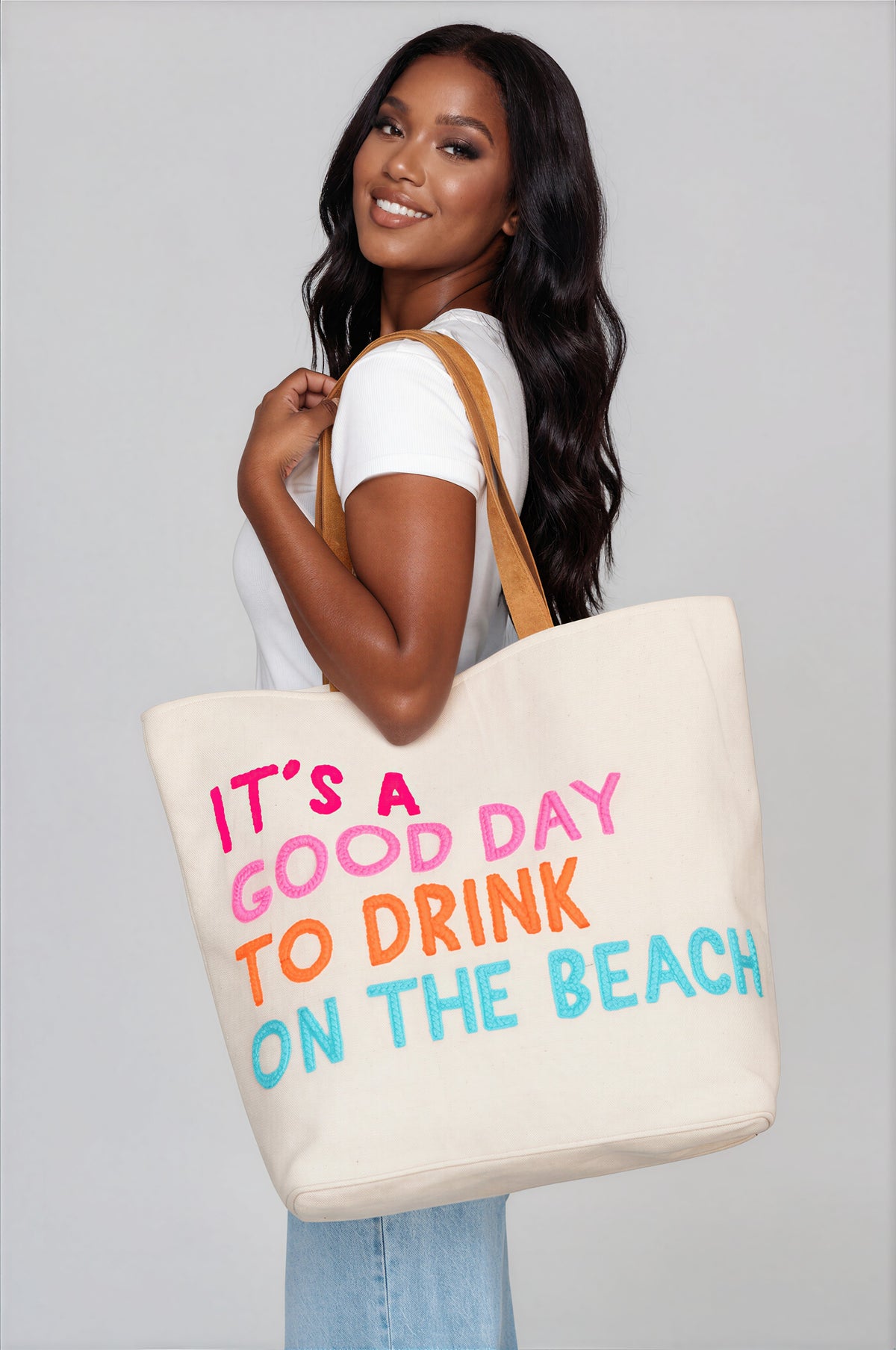 Beige & Cream Diamond Pattern Tote - Fitkitty Culture Athleisure Wear, Yoga Wear &  Women's Clothing
