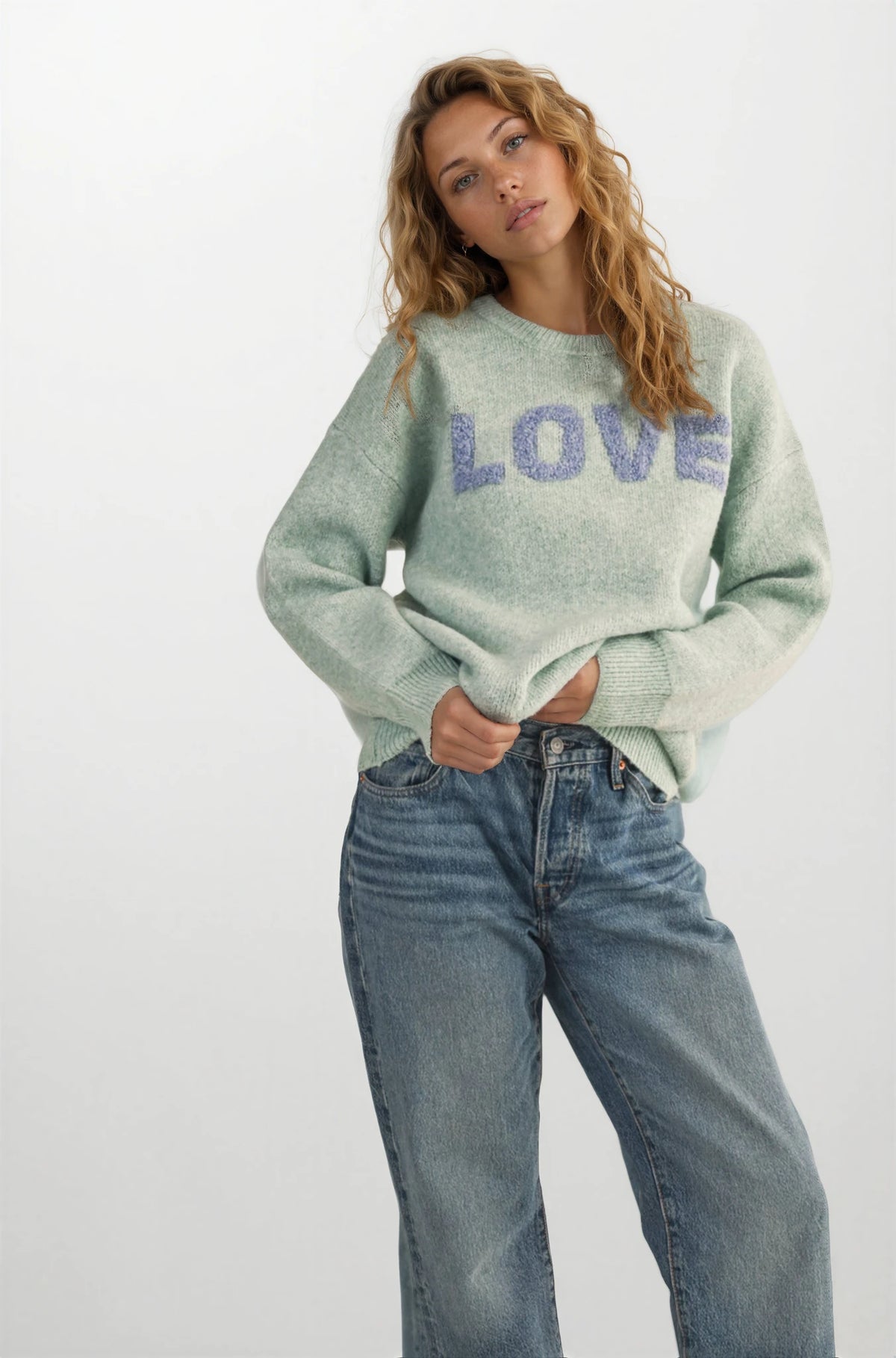 Love Cozy Soft Knit Sweater - House of Caelo Athleisure Wear, Yoga Wear &  Women's Clothing