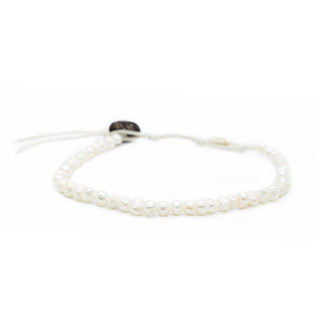 Self Love Pearl 4mm Healing Bracelet - House of Caelo Athleisure Wear, Yoga Wear &  Women's Clothing