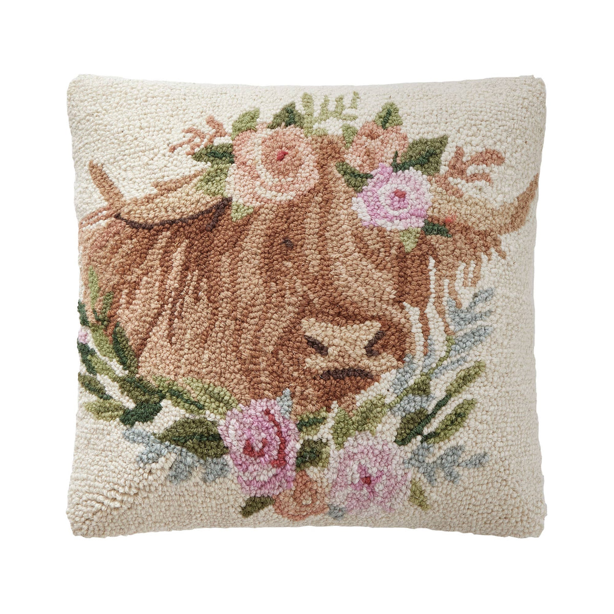 Highland Cow Hook Pillow — main product image