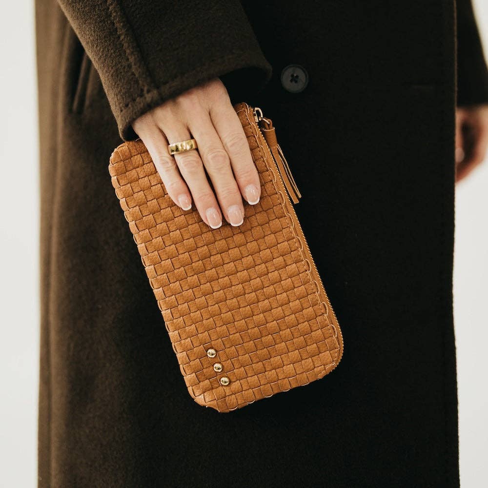 Emma Woven Clutch Wristlet - House of Caelo Athleisure Wear, Yoga Wear &  Women's Clothing