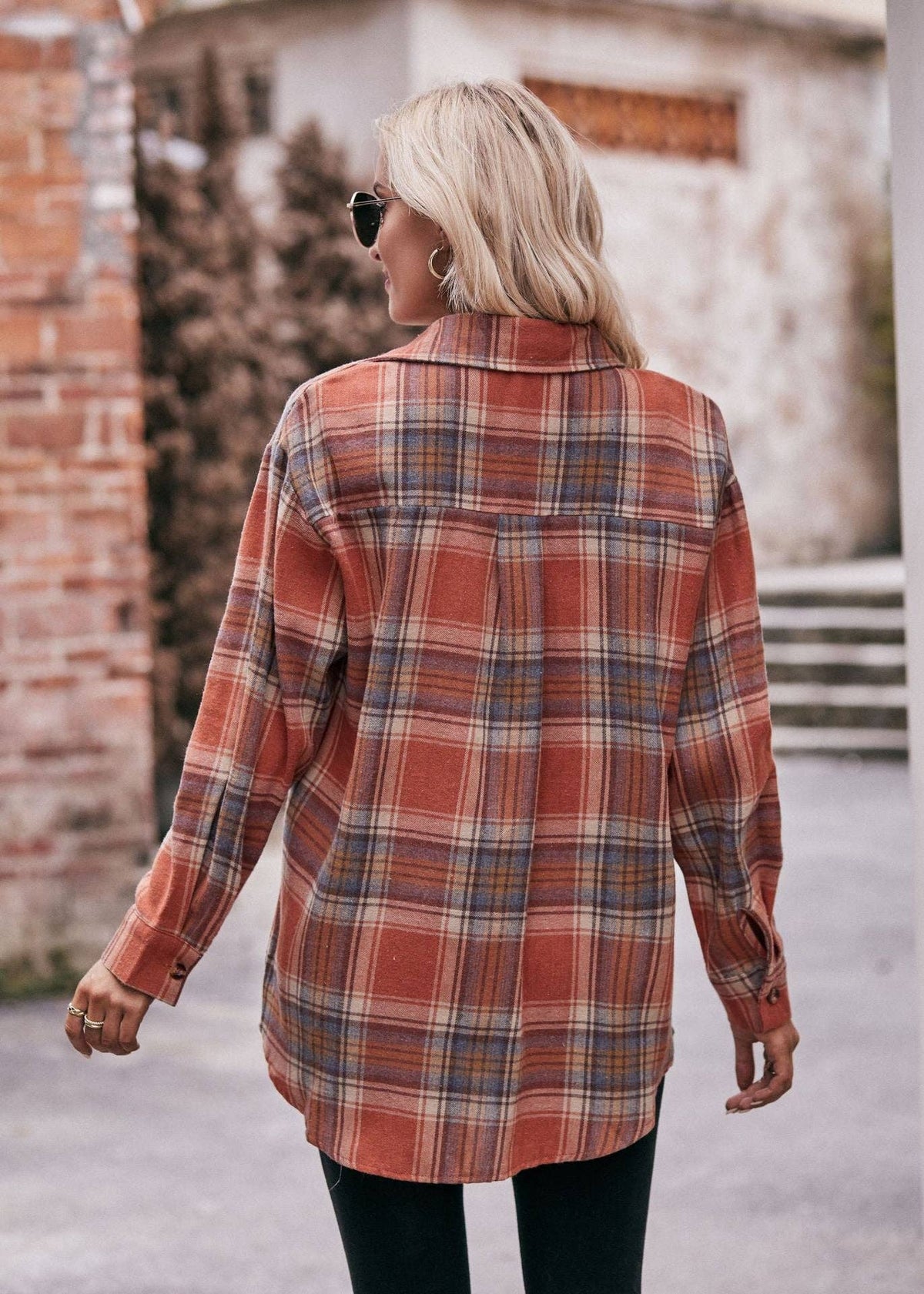 The Wanderer Plaid Shirt - House of Caelo Athleisure Wear, Yoga Wear &  Women's Clothing