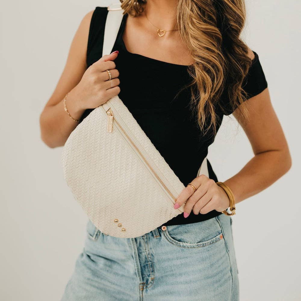 Diagonal Woven Westlyn Bum Bag - COMING SOON!!! - Fitkitty Culture Athleisure Wear, Yoga Wear &  Women's Clothing