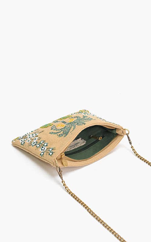 Desert Oasis Embellished Clutch – Luxe Handwoven Jacquard - House of Caelo Athleisure Wear, Yoga Wear &  Women's Clothing