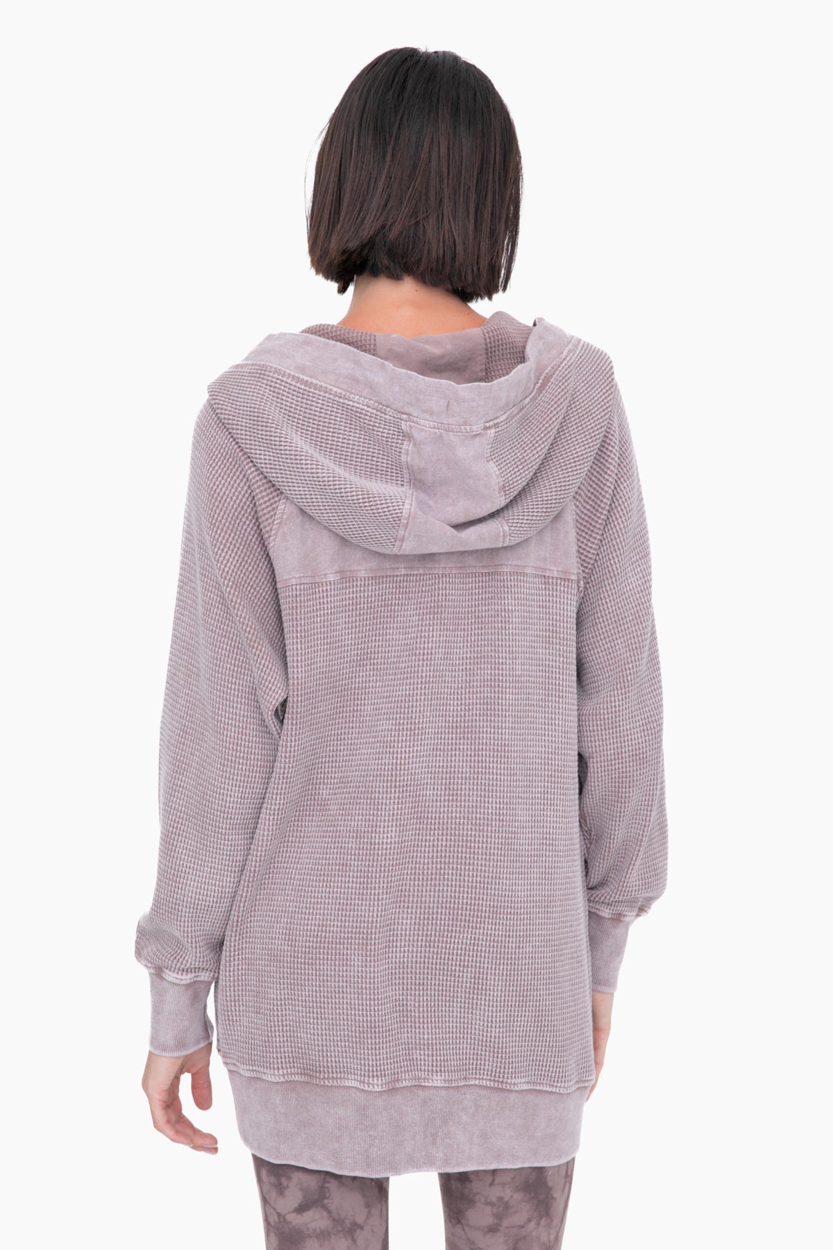 Oversized Waffle Knit Zip-Up Hoodie, Clothing, Fit Kitty, House of Caelo Athleisure Wear, Yoga Wear & Leggings