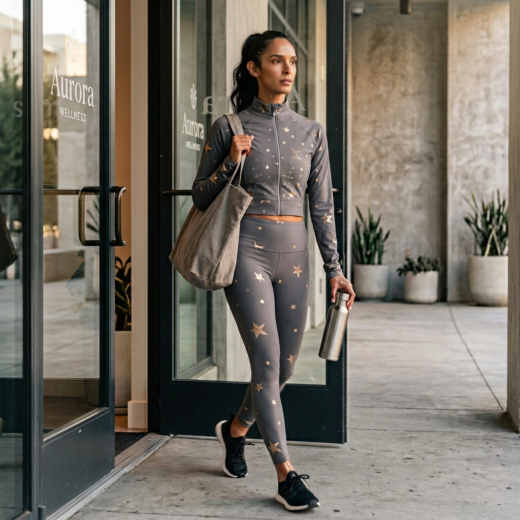 Starlight Cropped Jacket - House of Caelo Athleisure Wear, Yoga Wear &  Women's Clothing