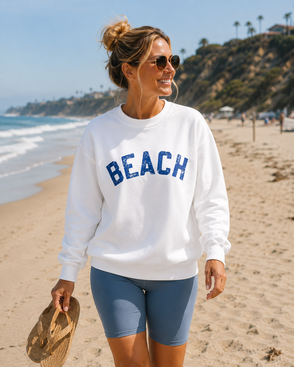 Beach Crewneck Sweatshirt — New Colors