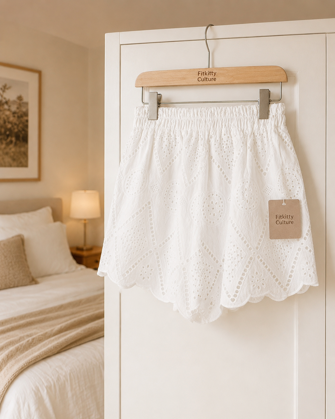 Wander Free Lace Shorts, view 3 | Fitkitty Culture®