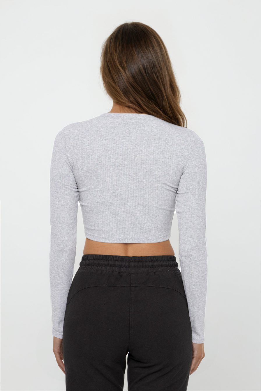 Vitality Micro-Ribbed Crop Top, Clothing, House of Caelo Athleisure Wear, Yoga Wear & Leggings, House of Caelo Athleisure Wear, Yoga Wear &  Women's Clothing