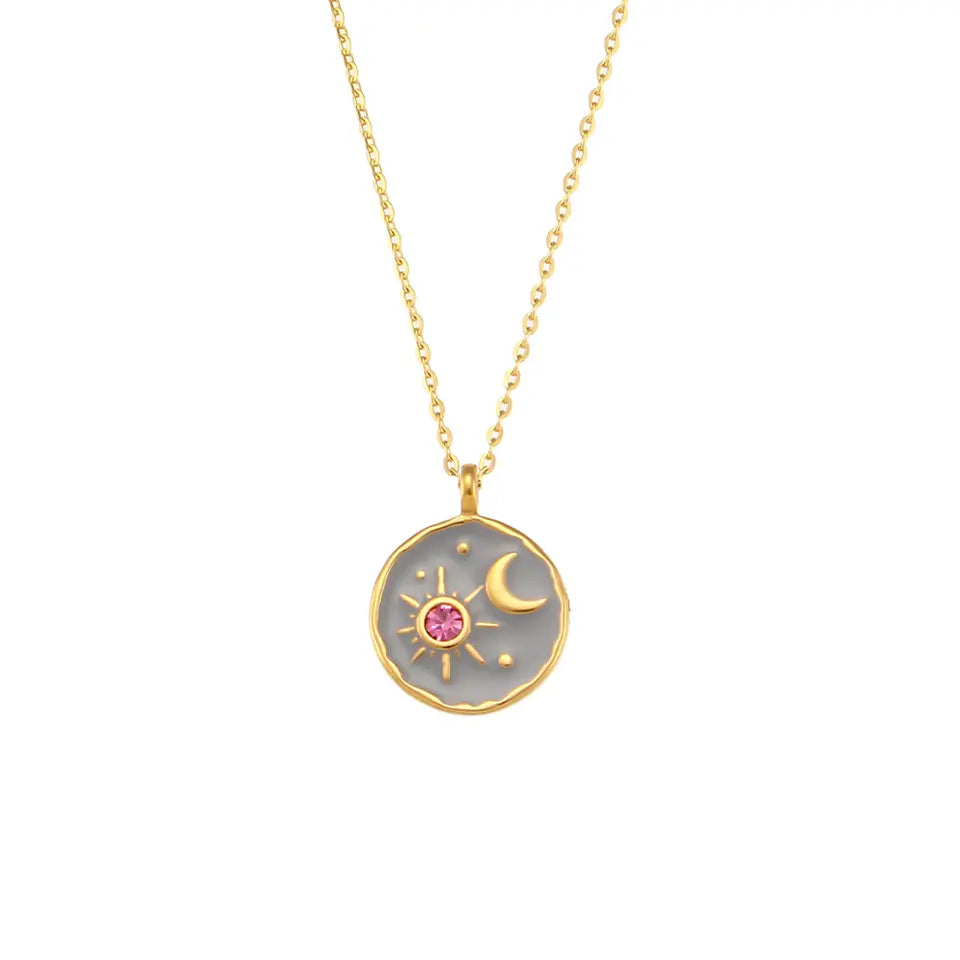 Celestial Love  Vintage Necklace, necklace, House of Caelo, House of Caelo