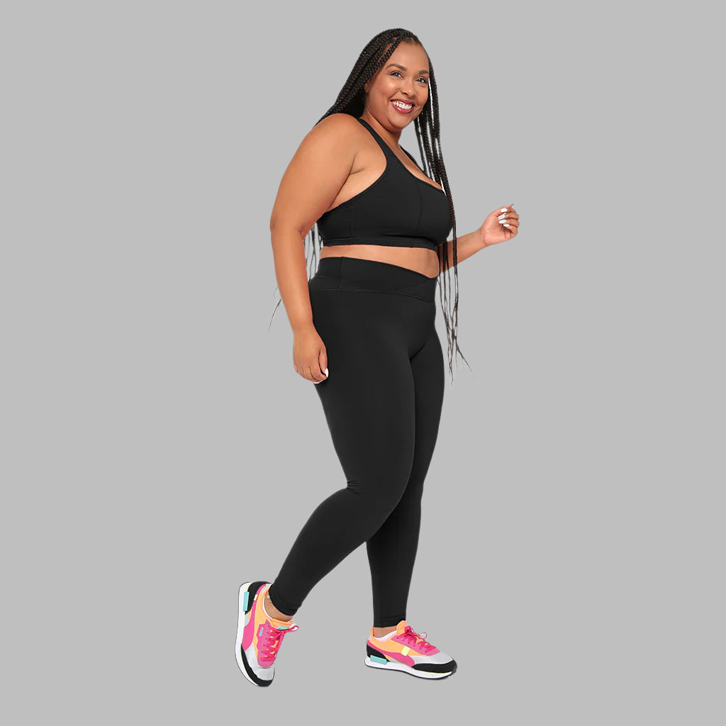 SmoothFit Crossover Leggings, view 4