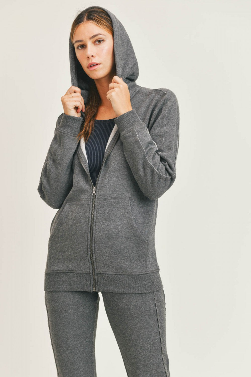 Made for Sundays Zip-Up Hoodie Jacket, view 2