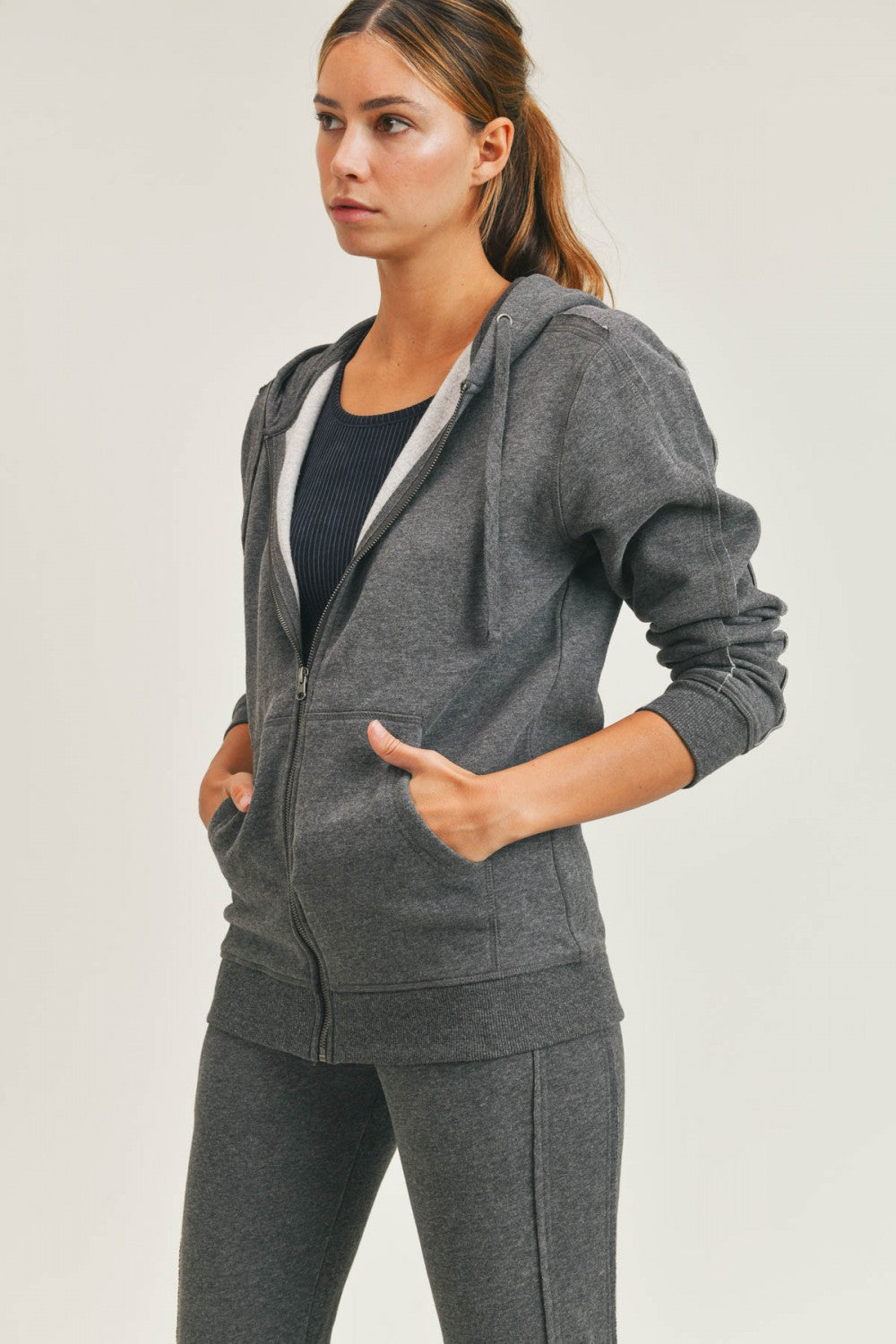 Made for Sundays Zip-Up Hoodie Jacket, view 4