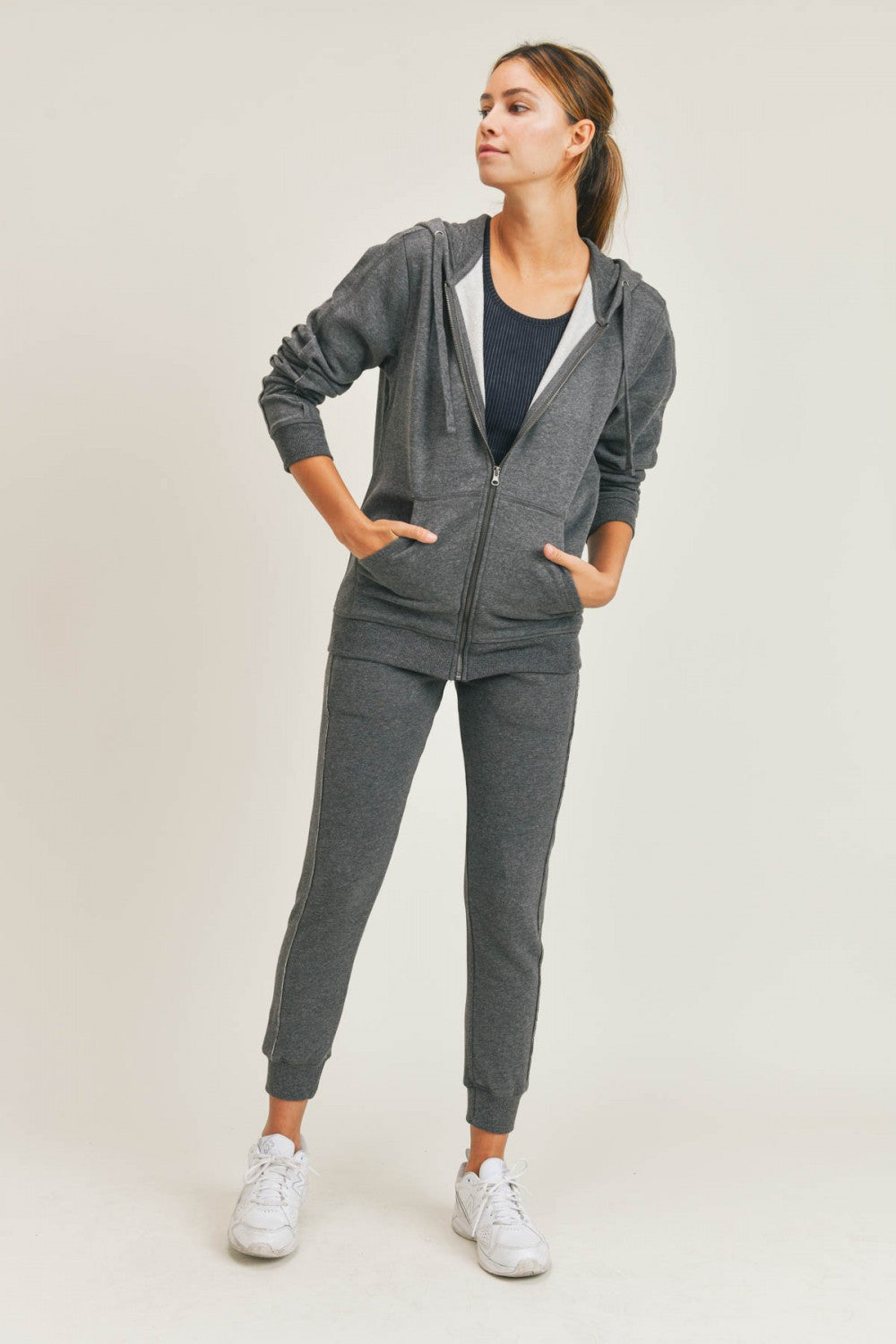 Made for Sundays Zip-Up Hoodie Jacket | House of Caelo®