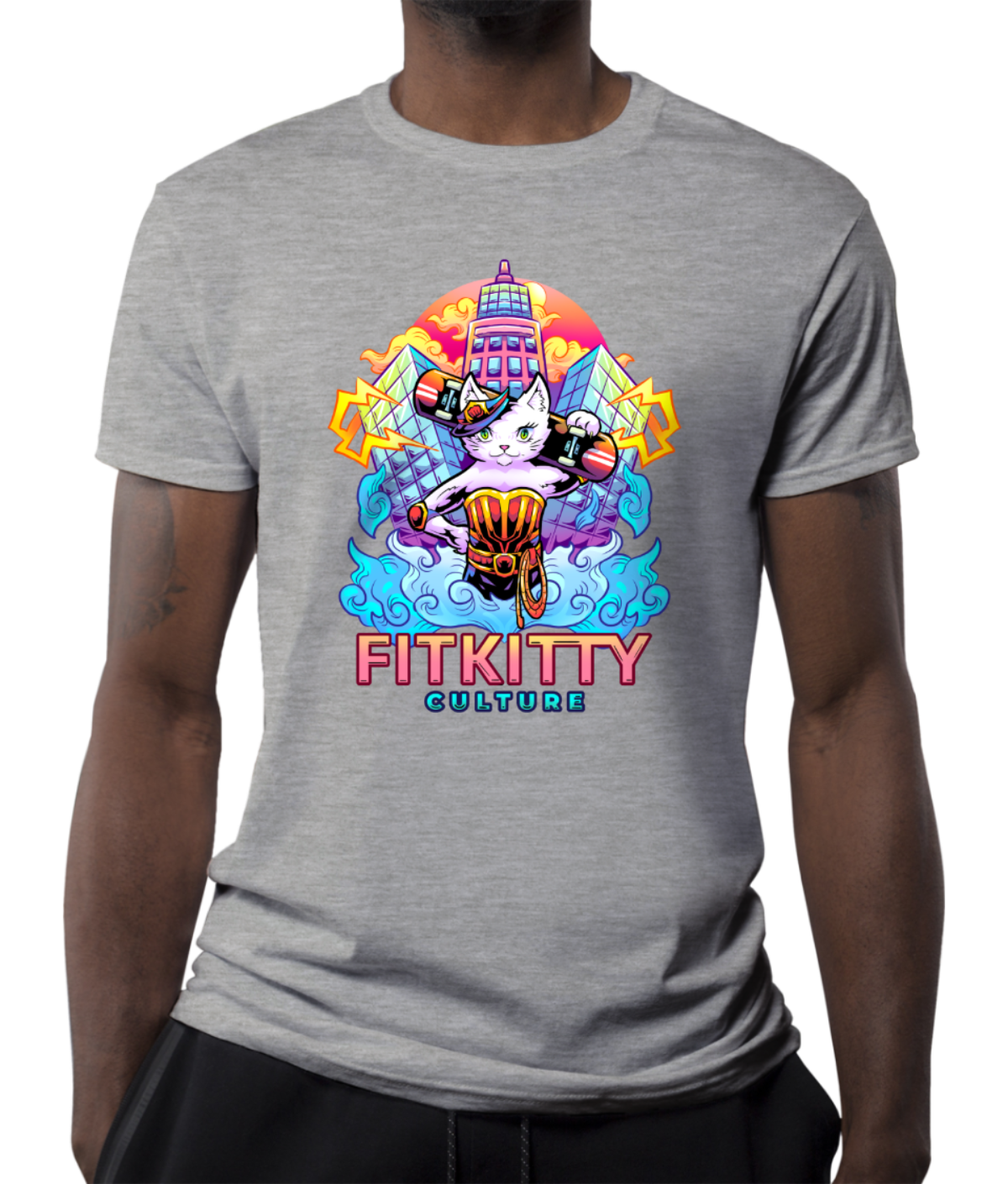 Fitkitty Baddie Kitty T-Shirt, t-shirt, House of Caelo, House of Caelo